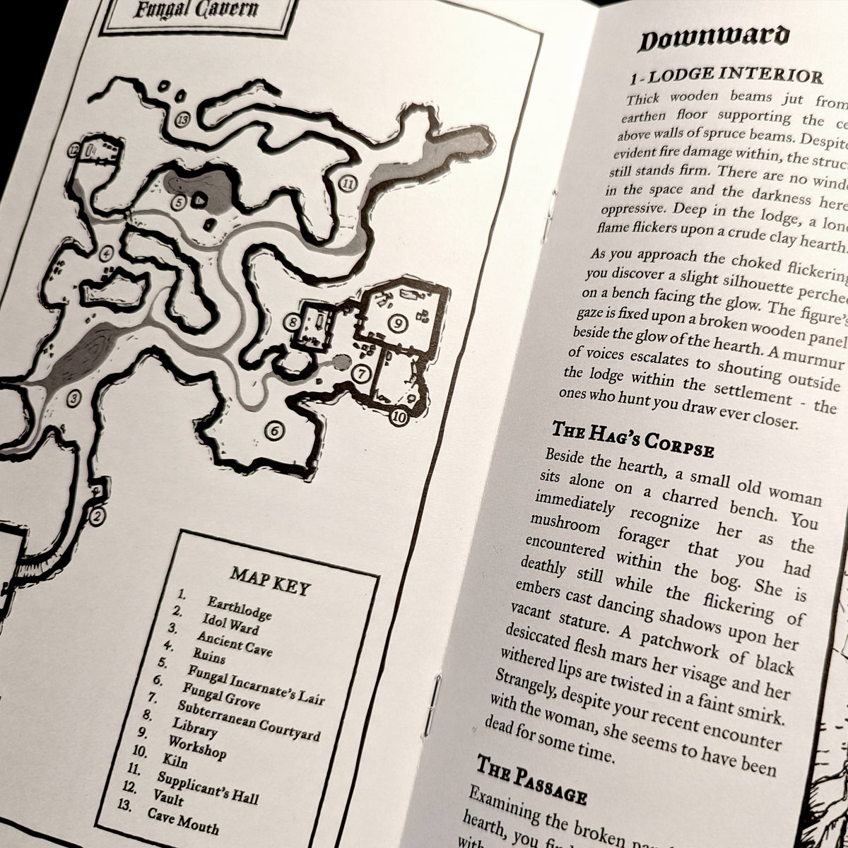 Fungal Cavern Map by Adam Watts