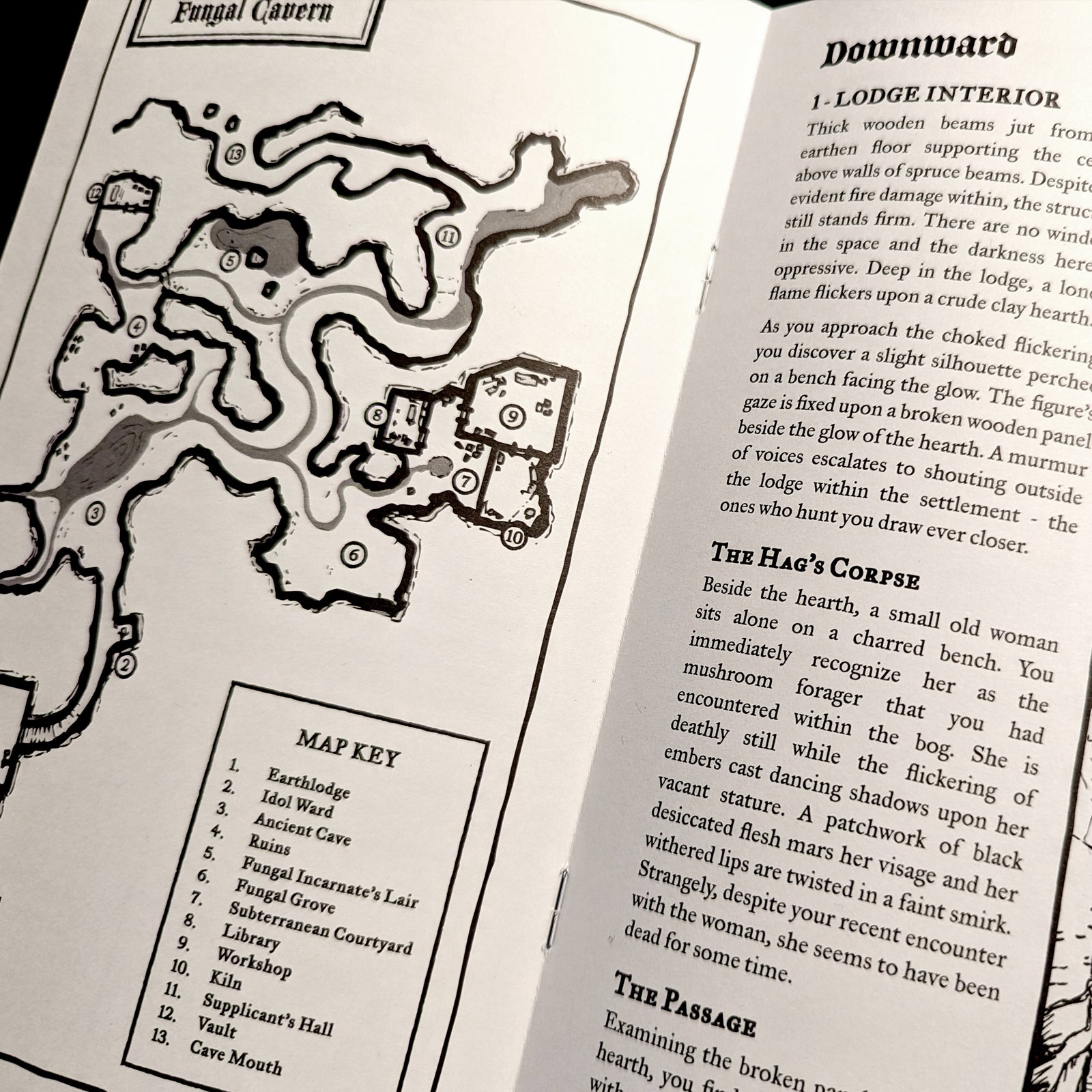 Fungal Cavern Map by Adam Watts