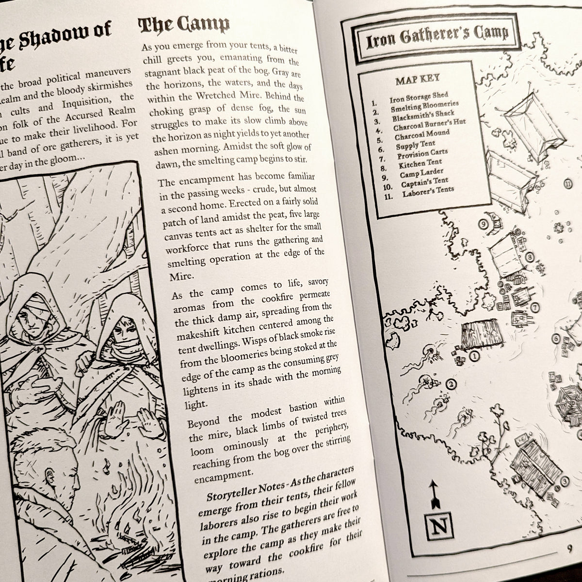 Ferric Resonance Book Interior - Map and Illustration