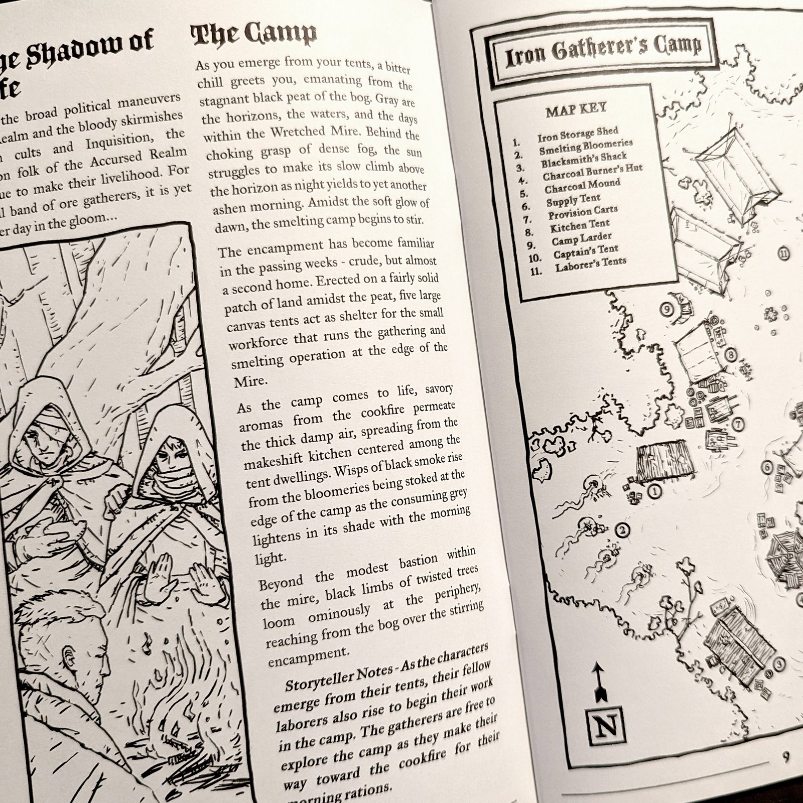 Ferric Resonance Book Interior - Map and Illustration