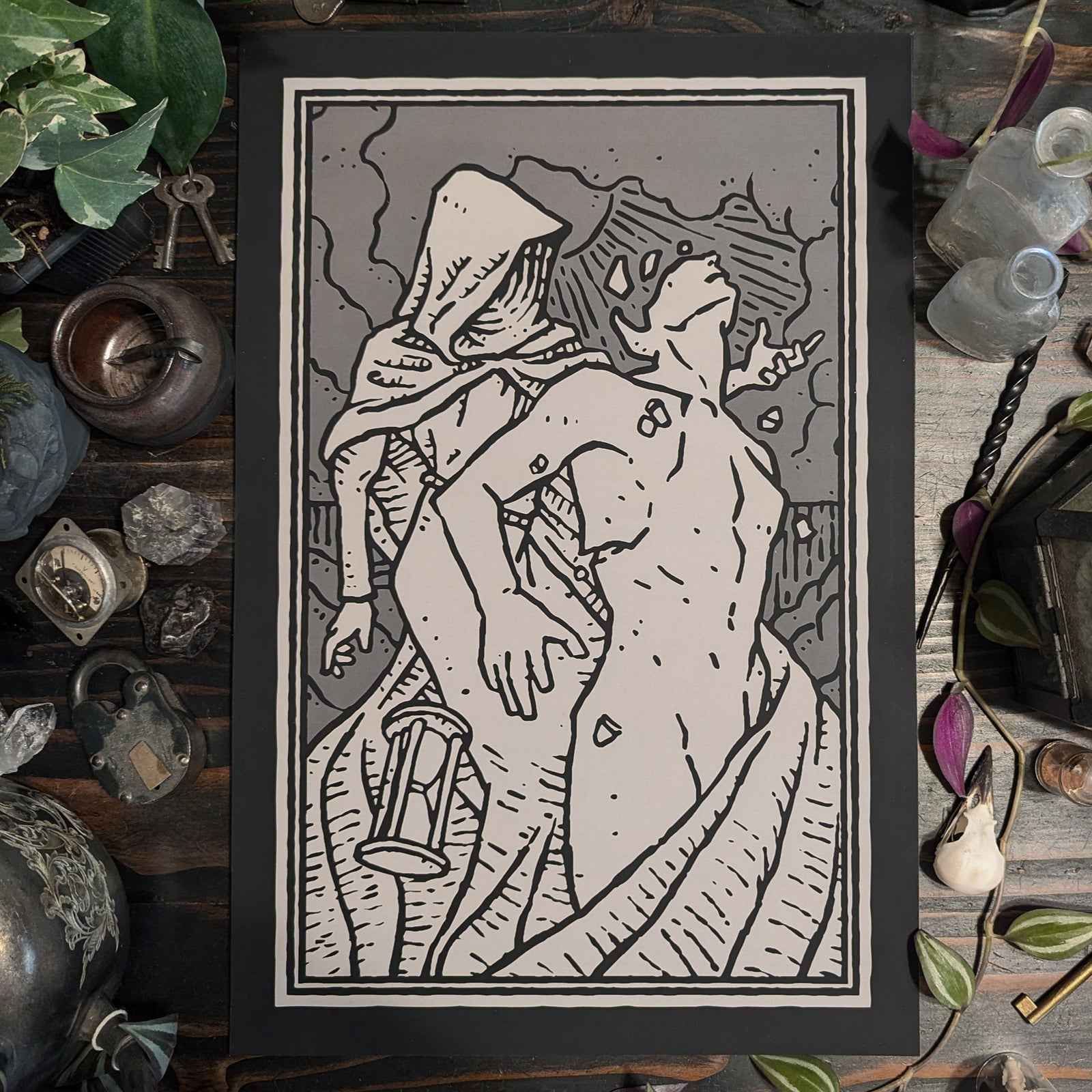 Rending of Dyadic Convolution Tour Art Print for Velnias. Illustration by Adam Watts