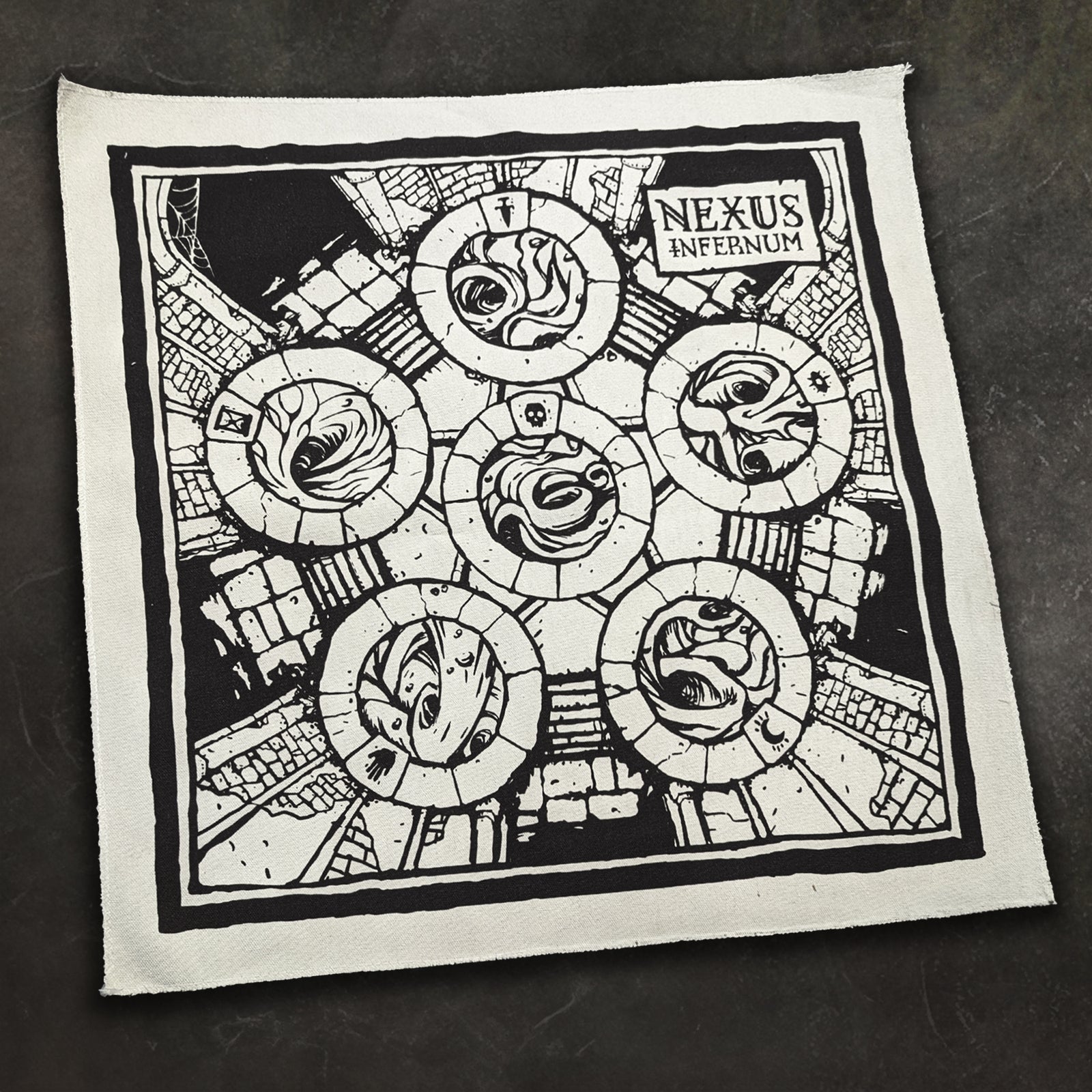 Nexus Infernum Cloth map - Art by Adam Watts