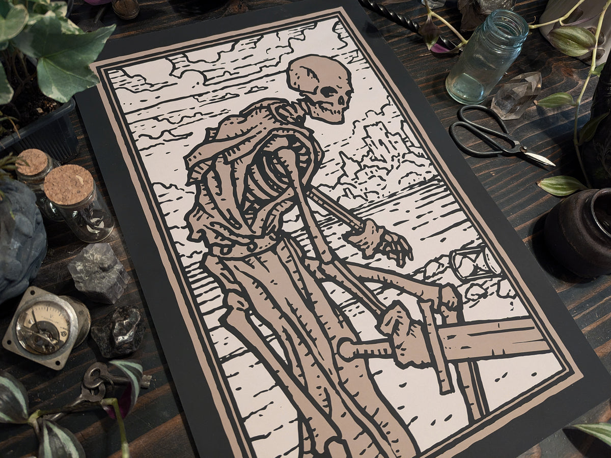 Skeletal Visage | Art Print