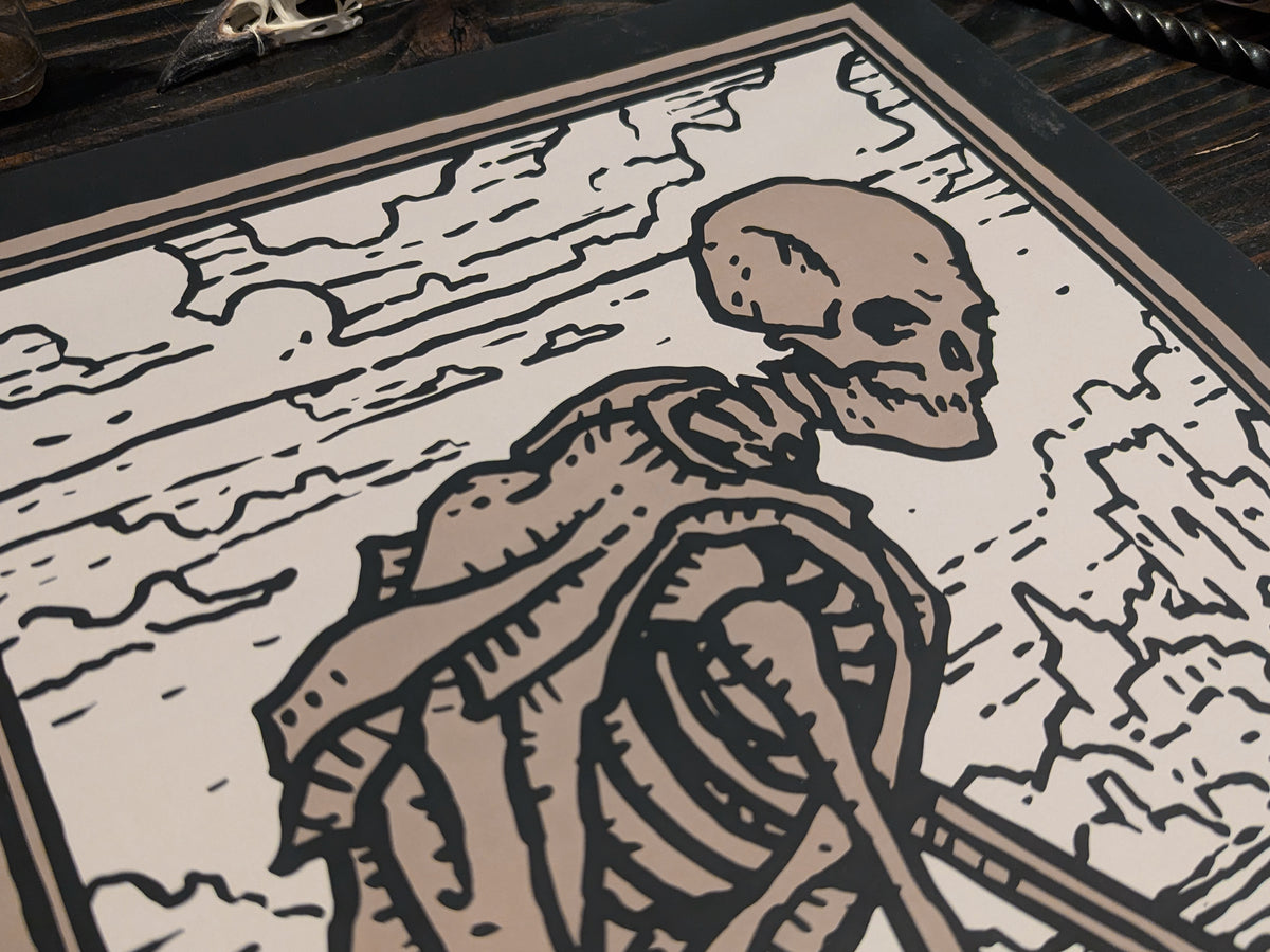 Skeletal Visage | Art Print