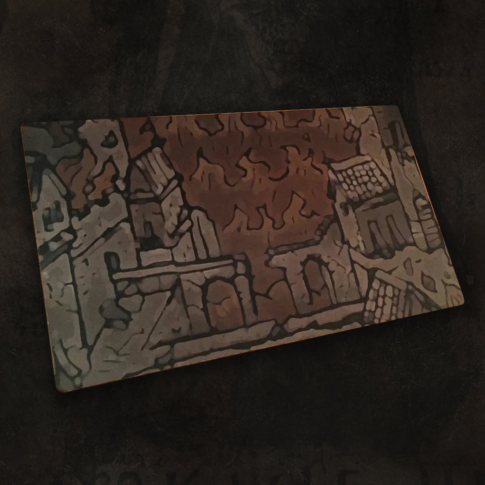 "Armageddon" Neoprene Playmat from Archon Games. Artwork by Adam Watts,